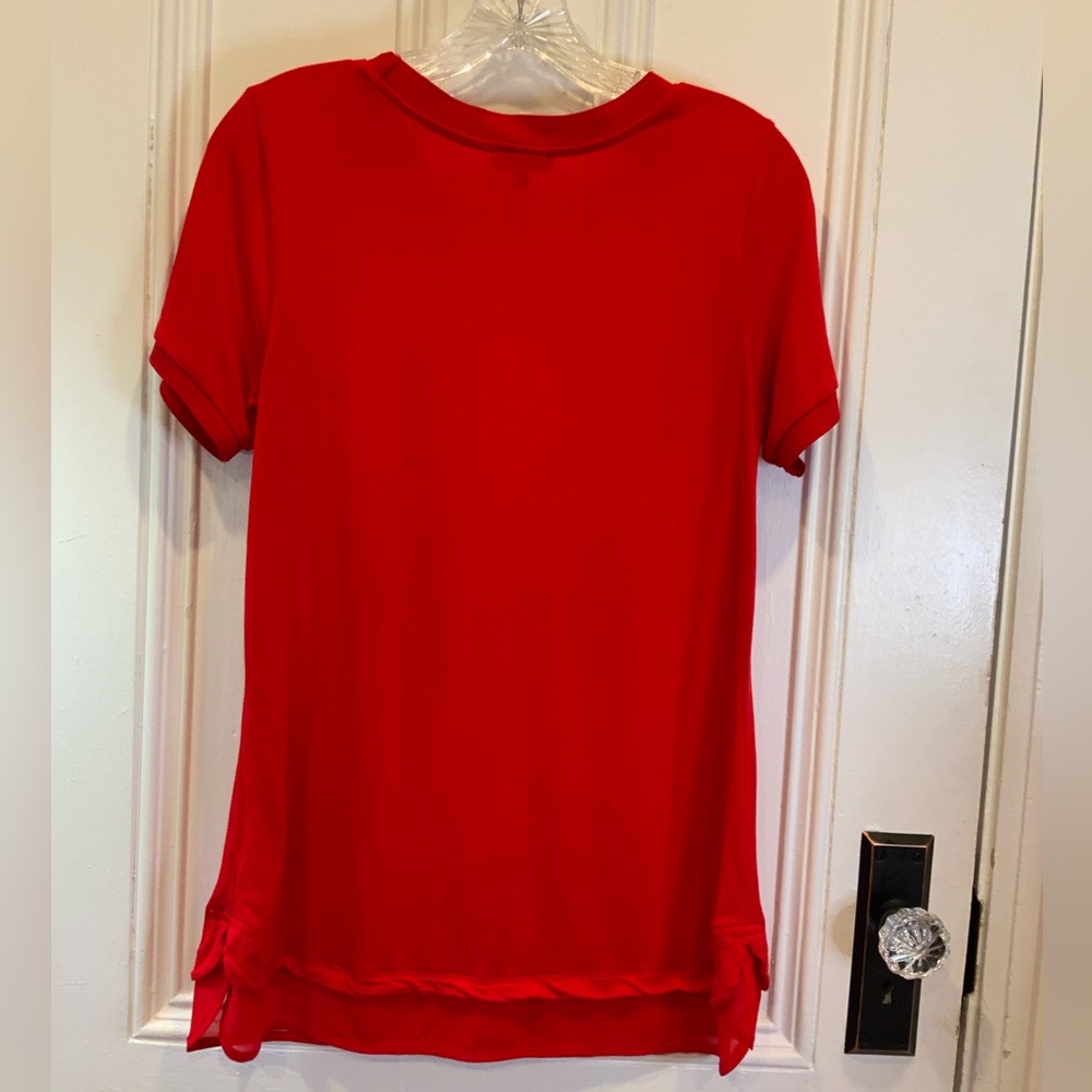 Dynamite Red Layered Top - Picture 3 of 4